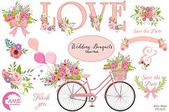 Wedding Bouquets, graphic, illustration, clipart AMB-1325 Product Image 3