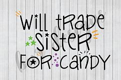 Halloween SVG, Candy SVG, Trick or Treat SVG Files, DXF File Product Image 1