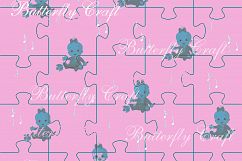 Sweet dreams digital paper, Baby shower paper, Baby girl digital paper, Baby girl printables, Kids paper, goodnight papers, Nursery Papers Product Image 9