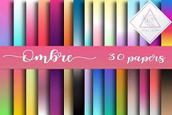 Ombre digital papers Product Image 1