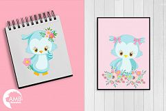 Enchanted Owls cliparts, graphics illustrations AMB-1392 Product Image 3