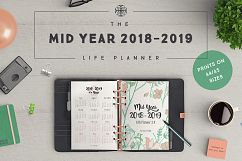 Mid Year 2018-2019 Life Planner 2.0 Product Image 1