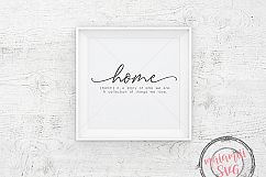 Home Definition Svg, Home Svg, Wood Sign Decor Product Image 1