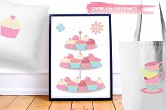 Tea Party graphics and illustrations Product Image 5