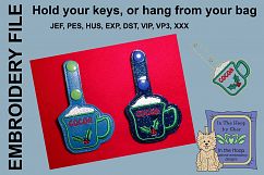 ITH Christmas Cocoa Key Fob - Embroidery Design Product Image 2