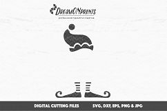 Elf Legs &amp; Hat - Cute Christmas SVG Cut Files Product Image 2