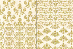 Gold Damask Patterns Product Image 3