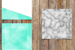 Marble and Aqua Foil Instagram Template Pack Product Image 3