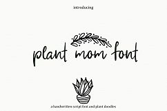 Plant Mom Font & Doodles Product Image 1