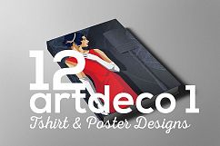 ArtDeco Poster T-shirt Set 1 Product Image 1