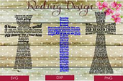 Amazing Grace Victory in Jesus Old Rugged Cross Bundle Hymns SVG DXF PNG Digital Cut Files Product Image 1
