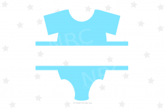 Baby Clothes Frame SVG File Product Image 1