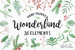 Wonderland Christmas Festive 30 Elements Holly Berries Product Image 1