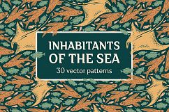 Inhabitants of the sea patterns Product Image 15