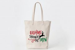 Dashing Through the Snow SVG Cut File - Christmas SVG DXF Product Image 8