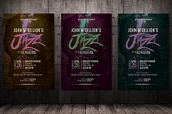 Jazz Concert Flyer Poster Template Product Image 3