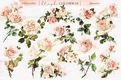 Farmhouse Watercolor Flowers &amp; Monograms Product Image 7