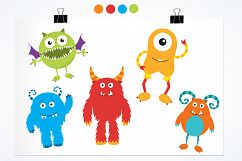Monster Mania graphics and illustrations Product Image 2