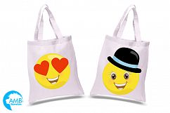 Emoji faces clipart, graphics illustrations AMB-2250 Product Image 2