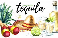 Tequila. Watercolor collection Product Image 1