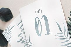 Watercolor Foliage Wedding Invitation Suite Product Image 6