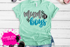 Mum of Boys SVG Product Image 1