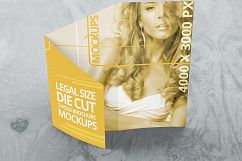 Customizable Z Fold Die Cut Brochure Mockups Product Image 2