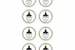 Candle Skull ITH Halloween Feltie Embroidery Design Product Image 8
