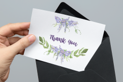 Watercolor Wisteria Clip Art Set Product Image 4