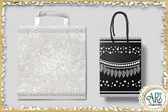 Pearl White glitter DIGITAL PAPERSSeamless,BORDERS,OVERLAY Product Image 9