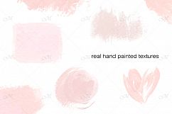 Blush Pink Textures. Vector &amp; PNGs Product Image 3