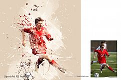 Sports Modern Art Photoshop Action Product Image 20