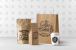 12 coffee hand drown illustrations Product Image 5