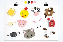Farm Animals graphics and illustrations Product Image 2
