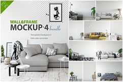 Wall &amp; Frames Mockup - Bundle Vol 4 Product Image 1