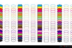 Label clipart bundle / digital label clipart bundle / frames bundle / high quality frames / digital frames clip art / label clipart Product Image 12