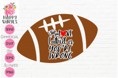 Football SVG Football Fan SVG Product Image 1