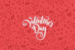 Floral valentine's day poster Product Image 1