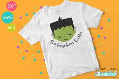 Cute Frankenstein Monster Faces SVG Product Image 2