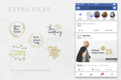 Minimalist Social Packs V. 01 Product Image 4