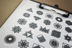 Geometric Icons Set Product Image 5