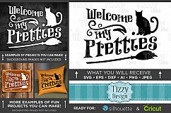 Halloween Cat Svg files - Welcome My Pretties Svg - 4030 Product Image 1
