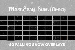 50 Falling Snow Photo Overlays Product Image 6
