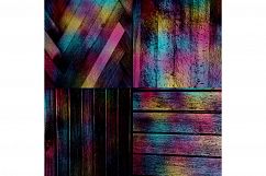 Unicorn Wood Texture Digital Paper Product Image 3