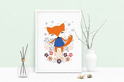 Fox Printable Art, Wall Art, .PDF, Typography, Home Decor Product Image 1