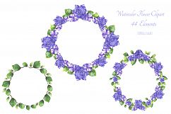 Watercolor Flowers Clipart Wedding Invitation Product Image 4