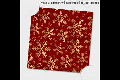 24 Luxury Red and Gold Holiday Christmas Digital Papers Product Image 7