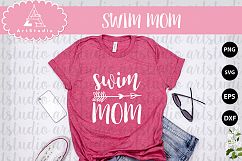 Swim Mom INSTANT DOWNLOAD! Product Image 1