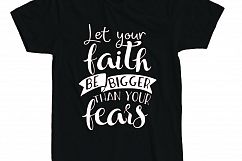 Let your faith be bigger than your fears Printable Product Image 2