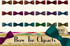 100 Transparent Velvet Bow Tie Clip Arts, Groom, Father Day Product Image 1